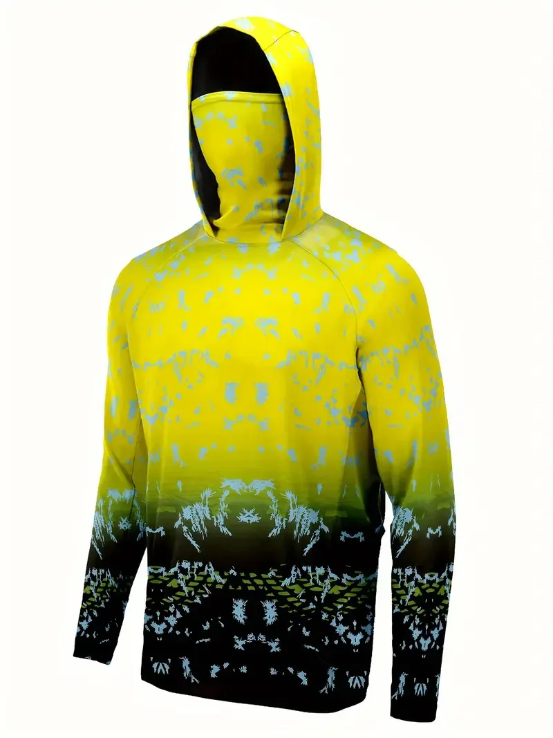 Fishing Mask Sun Protection - Fishing Shirt Hooded Men Fishing Clothes
