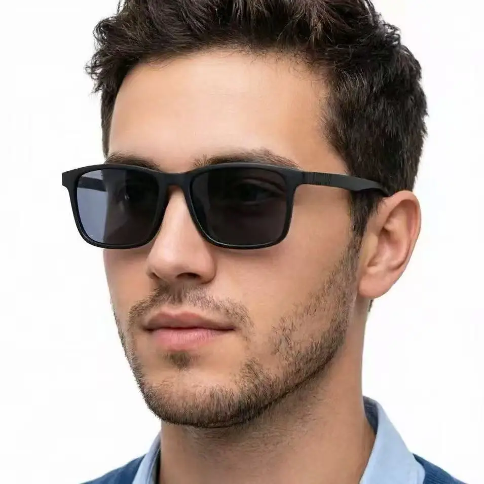 Fishing Sunglasses Polarized - Classic Men Sunglasses Fashion Vintage Square
