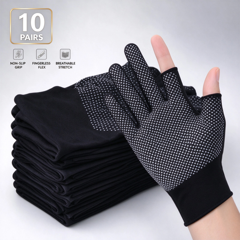1-10 Pair Touchscreen Nylon Gl - Fishing Gloves ulasan dan harga