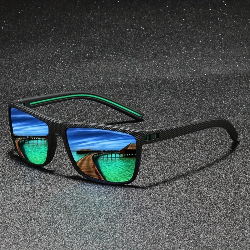 Fashion Vintage Square Cycling - Fishing Sunglasses Polarized ulasan dan harga