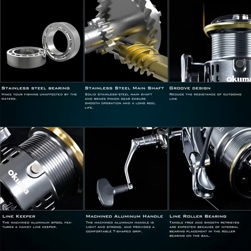 Original OKUMA All Metal Fishi - Kastking Reel Zephyr ulasan dan harga