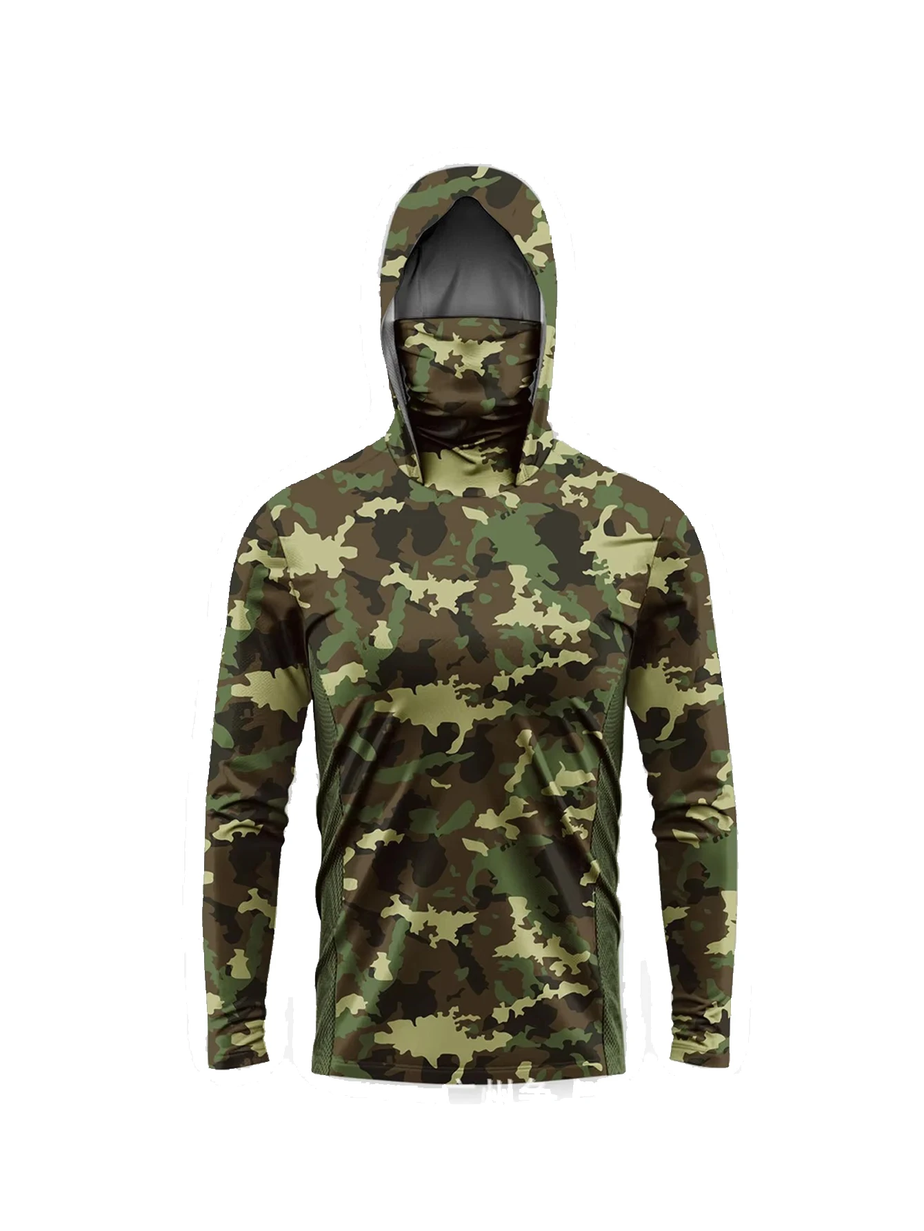Men's Fishing Hooded Long Slee - Fishing Mask Sun Protection ulasan dan harga