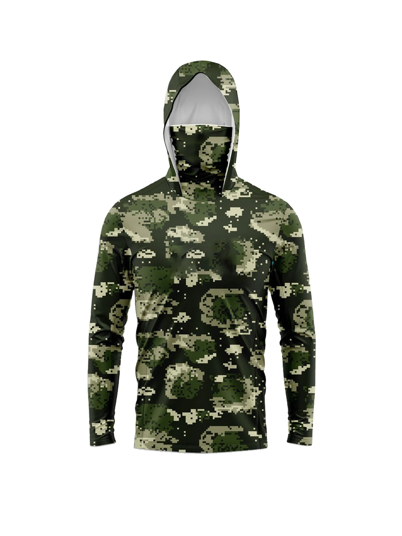 Men's Fishing Hooded Long Slee - Fishing Mask Sun Protection ulasan dan harga