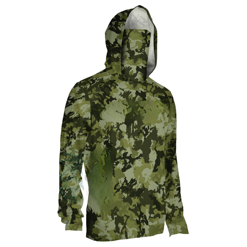 Men's Green Jungle Camouflage  - Fishing Mask Sun Protection ulasan dan harga