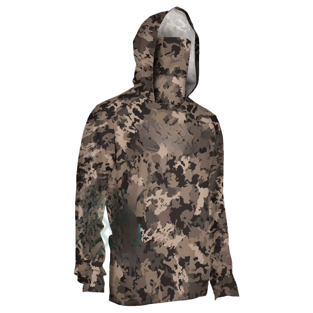 Men's Green Jungle Camouflage  - Fishing Mask Sun Protection ulasan dan harga