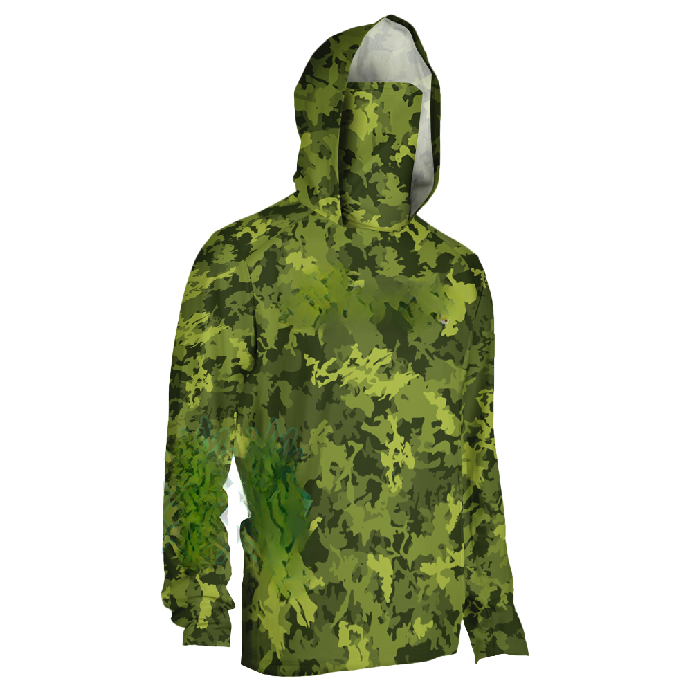 Men's Green Jungle Camouflage  - Fishing Mask Sun Protection ulasan dan harga