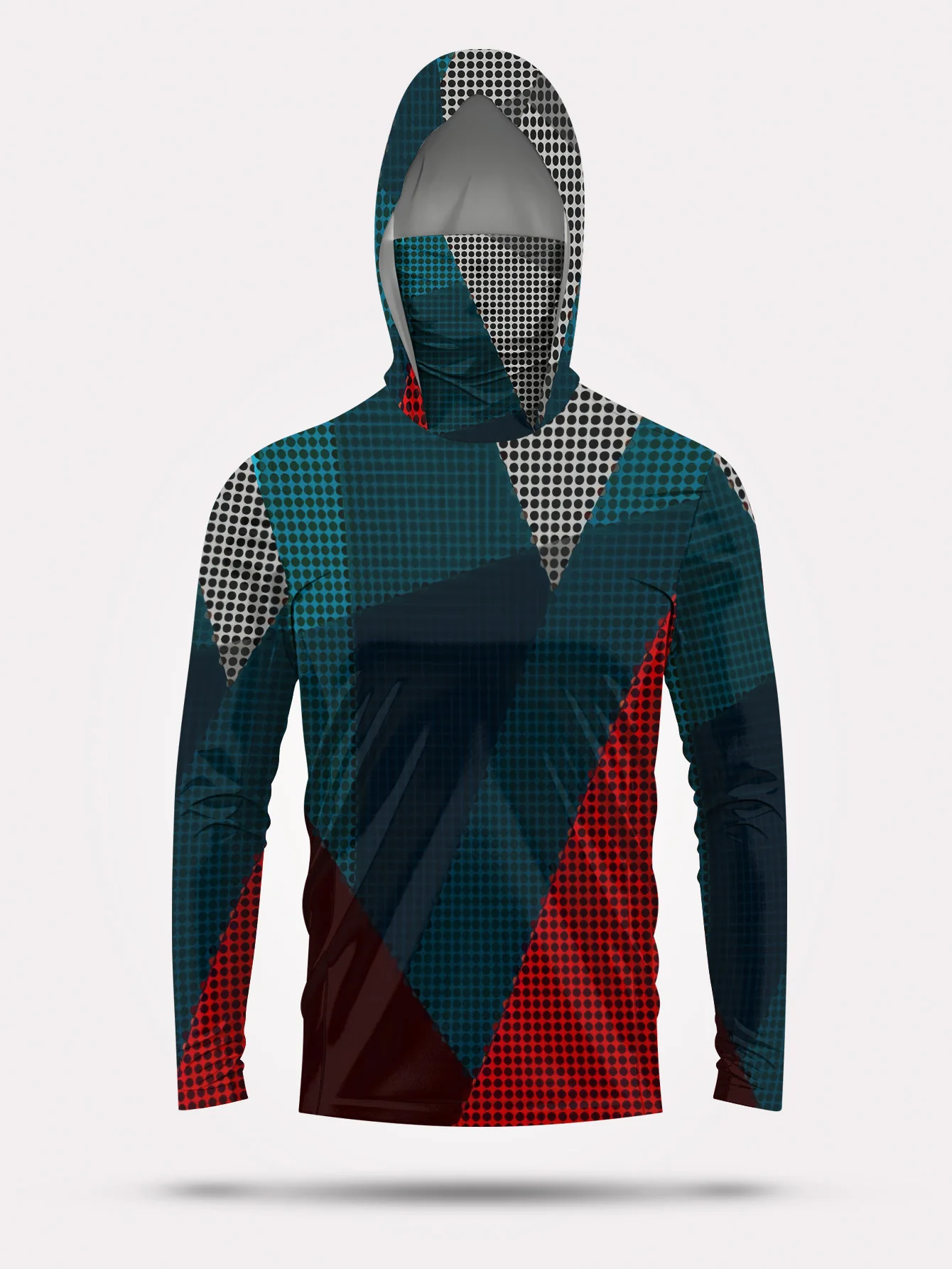 Fishing Hoodie Men Long Sleeve - Fishing Shirt Uv Protection ulasan dan harga
